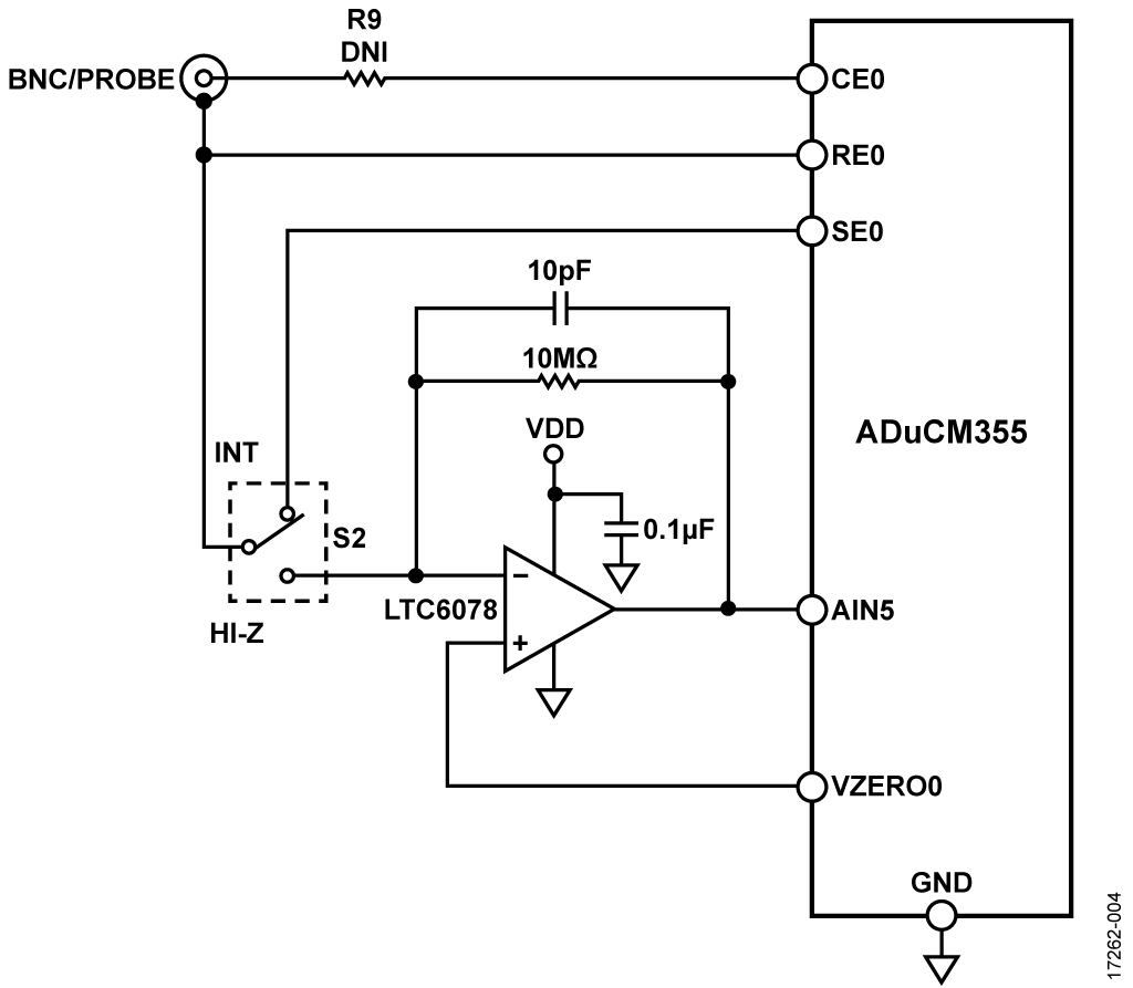 Schematic for Conductivity Measurement
