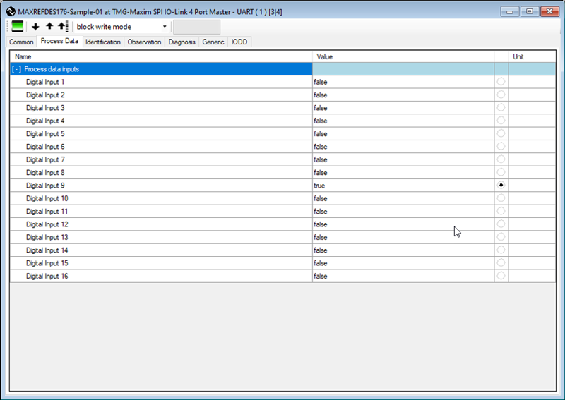 Figure 12. MAXREFDES176# digital input status.