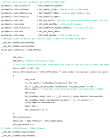 Figure 12. Configure the SPI4 as master and SPI5 as slave. Figure 12. Configure the SPI4 as master and SPI5 as slave.