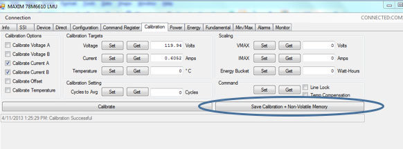 Figure 15. GUI flash save command.