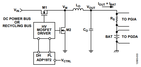 Figure 3. Nonisolated Synchronous Buck/Boost Converter Schematic System Modeling.