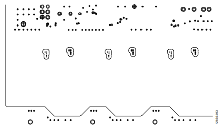 Figure 13. Layer 3 layout of the direct, 3-phase meter metrology section.