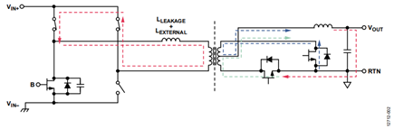 Figure 2. Active to Passive Stage That Shows ZVS of QC.