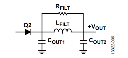 Figure 5. Schematic of the output filter.