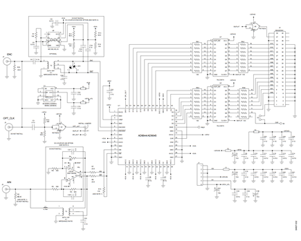 Figure 4. Typical Evaluation Board Schematic: Shows Typical Support Components