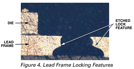 Lead Frame Locking Features