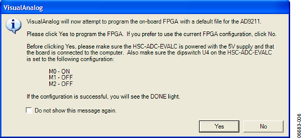 FPGA Configuration Dialog