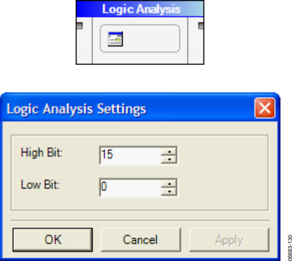 図66. Logic Analysisと設定フォーム