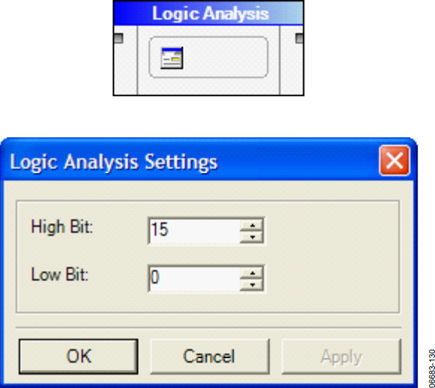 Logic Analysis and Settings Form