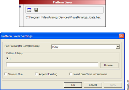 Pattern Saver Settings Form