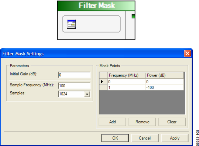 図86. Filter Mask Settingsフォーム