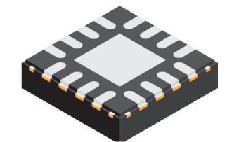 Half-cut side-wettable QFN package drawing.