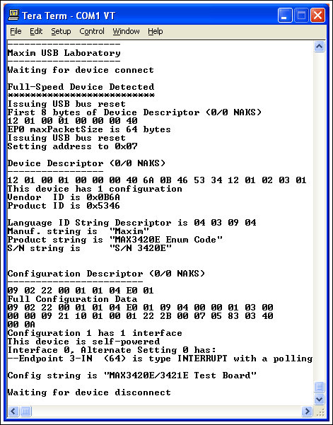 図4. USBを使って自身を調べるデモコード。