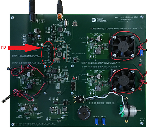 Figure 12. Header (J18) for demonstration.