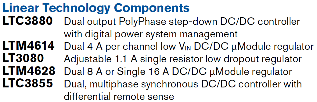 LTC Parts List