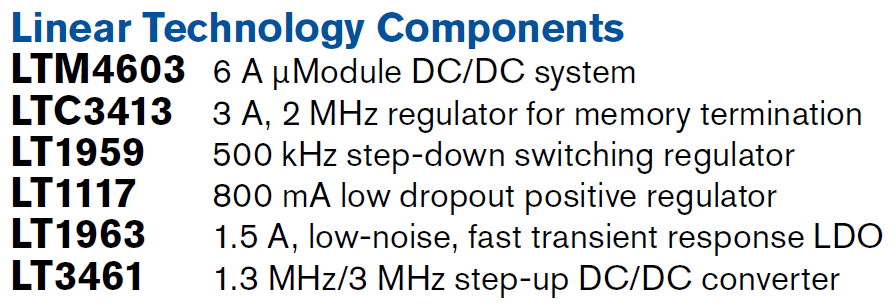 LTC Parts List