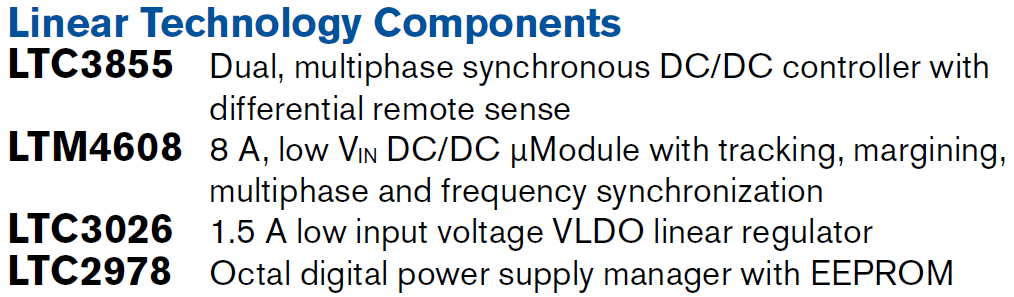 LTC Parts List