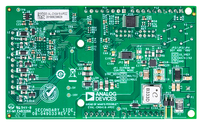 EVAL-CN0418-ARDZ - Bottom View