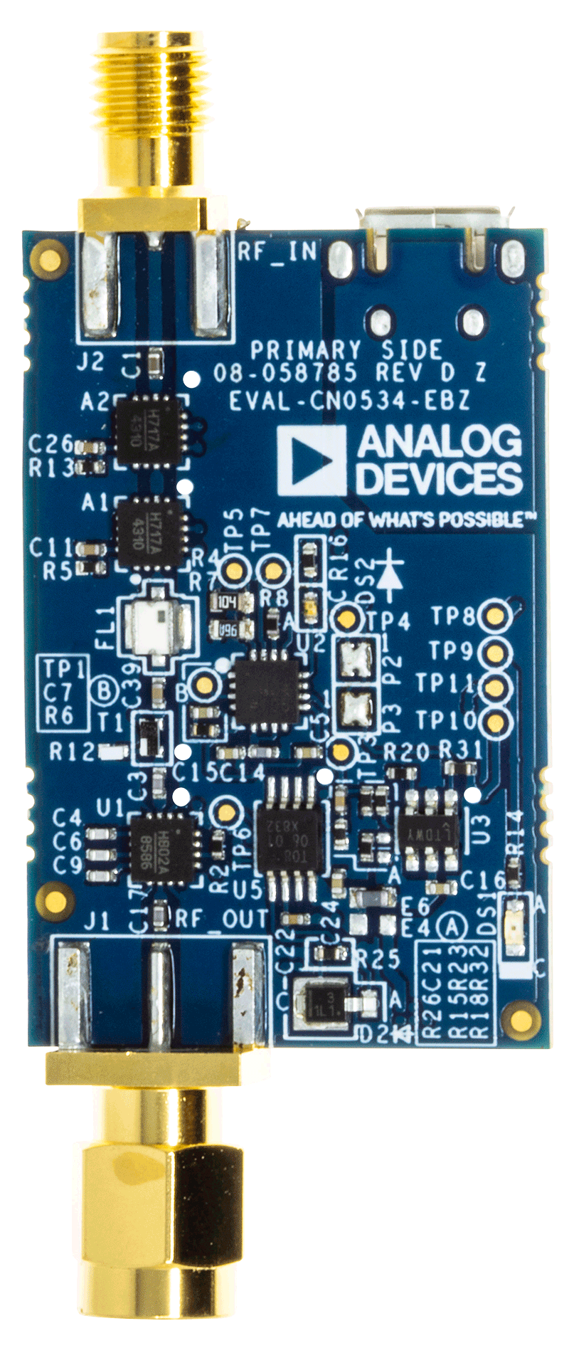 EVAL-CN0534-EBZ - Top View