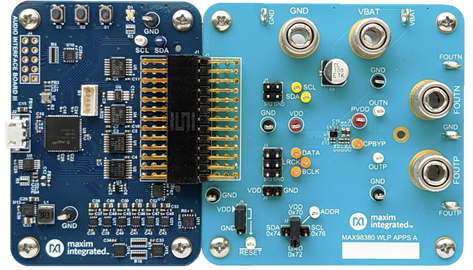 MAX98380EVSYS: Board Photo