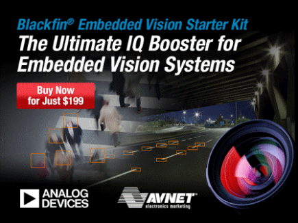 Blackfin Embedded Vision Start Kit