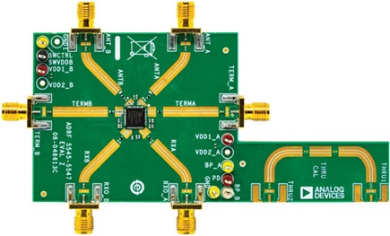 ADRF5545A/ADRF5547/ADRF5549 evaluation board