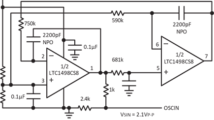 Figure 3. Sinewave Circuit for AC Disconnect.