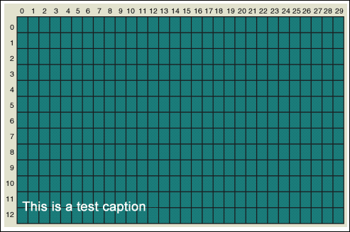 図9. 変換されたピクセルカラーがエクセルでどのように見えるかを示します。