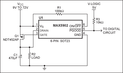 Figure 1. Standard circuit-breaker application.