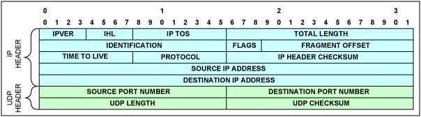 Figure 4. UDP/IPv4 header.