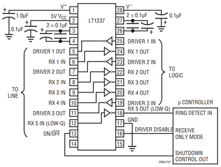 Figure 1. LT1237 Application Circuit.