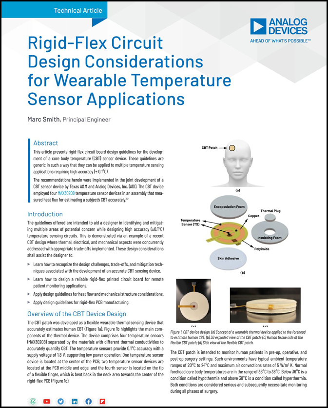 wearable temp sensor applications cover