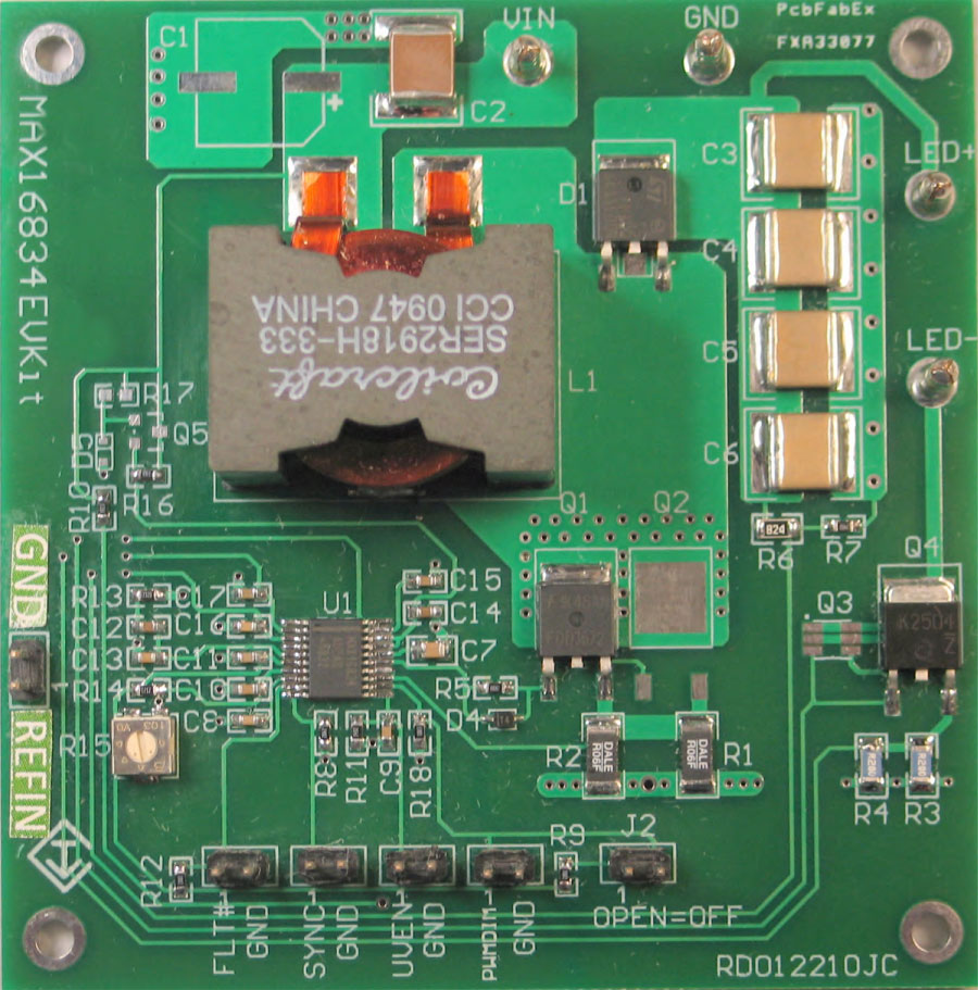 Figure 1. The LED driver board