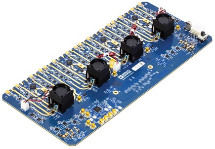 Figure 1. The Quad-MxFE 16-channel direct sampling platform.