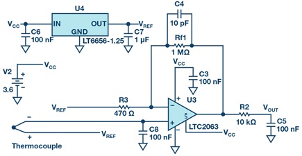 Thermocouple sense circuit