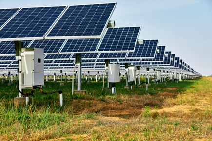 Figure 1. Inverter boxes connected to photovoltaic panels.