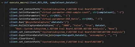 Figure 7. Edit the Python function in order to use input parameters.