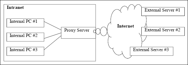 Figure 1. Proxy server example.