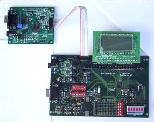 図2. MAXQ2000評価キットとJTAGボードを接続