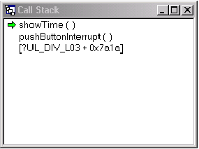 図12. IAR Embedded Workbenchでのコールスタック