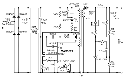 Figure 2. 5V/1A AC adapter.