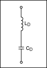 Figure 5. A model for reversed-biased diode used in a buck converter.