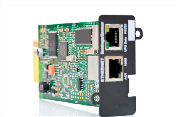 Figure 2. A PCB assembly with various components.