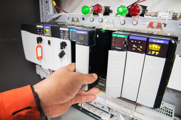 Figure 1. Programmable logic controller module.