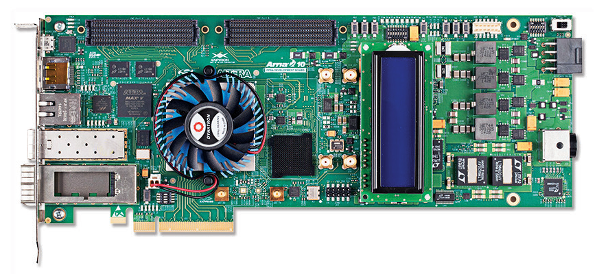 Figure 1. Arria 10 GX FPGA Development Kit Board