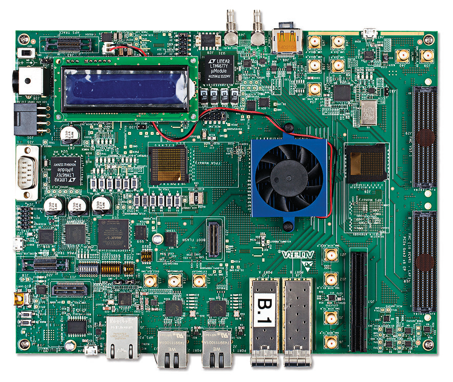 Figure 2. Arria 10 SoC Development Kit Board