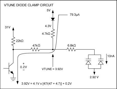 Figure 1. Typical diode clamp circuit.