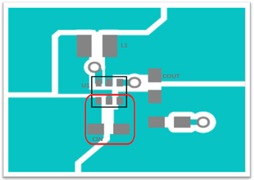 Figure 6. PCB layout of the MAX38643 board-1 EV kit.