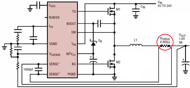 1735 RSENSE circuit