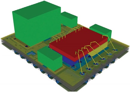 3D render of µModule assembly